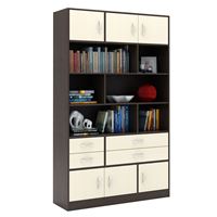 Стеллаж в комплекте Либерти-62 венге / дуб молочный