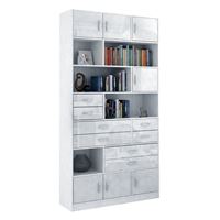 Стеллаж в комплекте Либерти-31 Глянец белый / белый