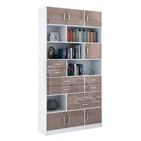 Стеллаж в комплекте Либерти-31 Глянец белый / капучино