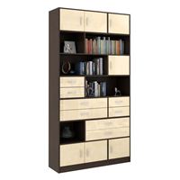 Стеллаж в комплекте Либерти-31 Глянец венге / бежевый