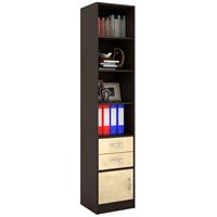 Стеллаж в комплекте Либерти-42 Глянец венге / бежевый