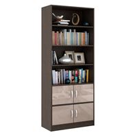 Стеллаж в комплекте Либерти-52 Глянец венге / капучино