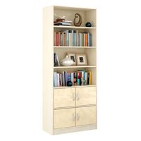 Стеллаж в комплекте Либерти-52 Глянец дуб молочный / бежевый