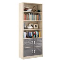 Стеллаж в комплекте Либерти-52 Глянец дуб сонома / серый