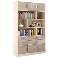 Стеллаж в комплекте Либерти-62 Глянец дуб сонома / капучино