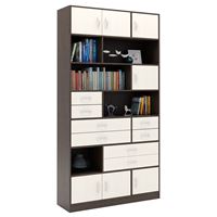 Стеллаж в комплекте Либерти-31 венге / дуб молочный