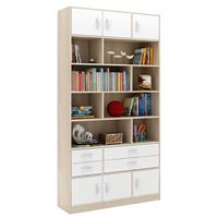 Стеллаж в комплекте Либерти-32 дуб сонома / белый