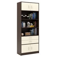 Стеллаж в комплекте Либерти-51 венге / дуб молочный