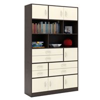 Стеллаж в комплекте Либерти-61 венге / дуб молочный