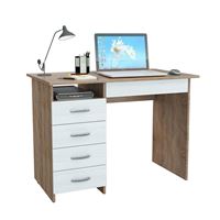 Стол письменный Милан-1 (0120) дуб сонома / белый