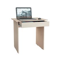 Стол письменный Милан-2Я, с ящиком дуб молочный