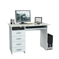 Стол письменный Милан-3 (0120) белый