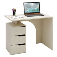 Стол компьютерный Нейт-1 дуб молочный