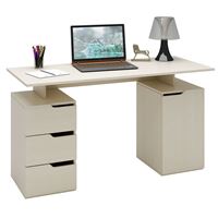 Стол компьютерный Нейт-3 дуб молочный