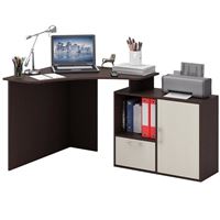 Стол угловой Корнет-2 венге / дуб молочный