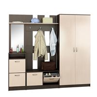 Прихожая Ольга-15 венге / дуб молочный