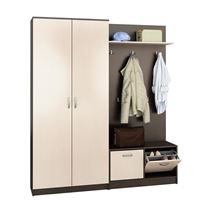 Прихожая Ольга-6 венге / дуб молочный