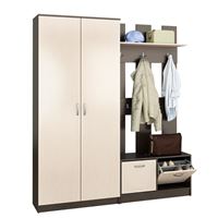 Прихожая Ольга-6П венге / дуб молочный