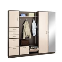 Прихожая Ольга-9 венге / дуб молочный