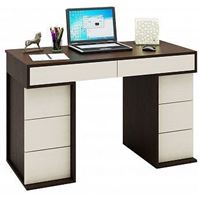 Стол компьютерный Антер-4 венге / дуб молочный