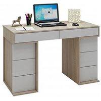 Стол компьютерный Антер-4 дуб сонома / белый