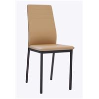 КВИРК П Стул Кофейный/Черный, экокожа