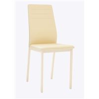 КВИРК П Стул Кремовый/Кремовый, экокожа
