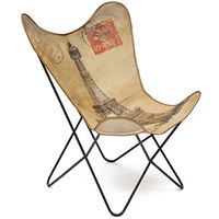 Кресло из металла "Paris 950" Натуральный